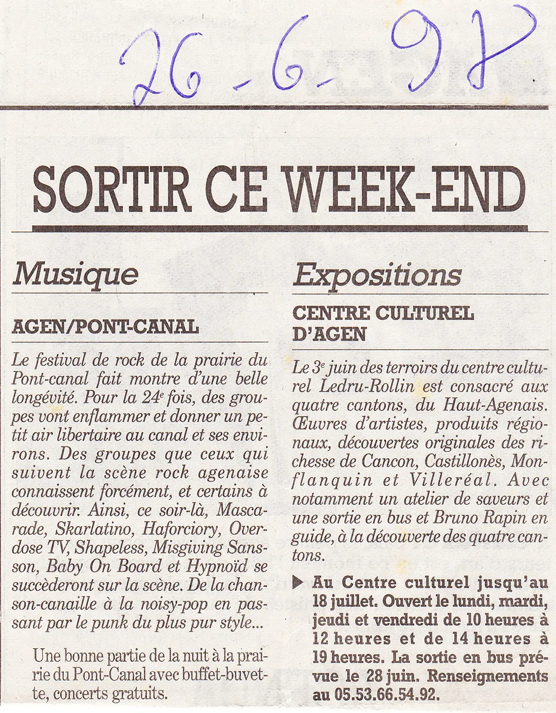 Archive presse ou affiche Skarlatino