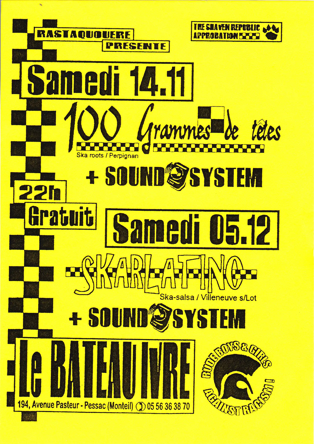 Archive presse ou affiche Skarlatino