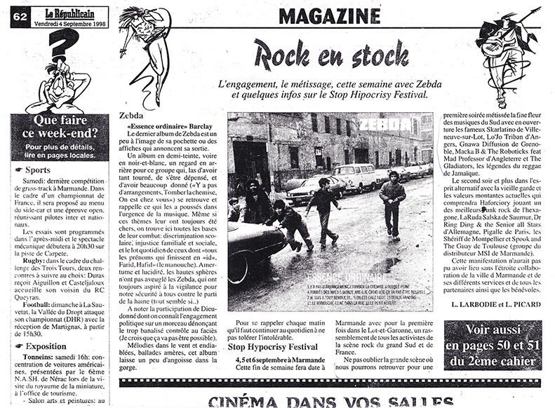 Archive presse ou affiche Skarlatino