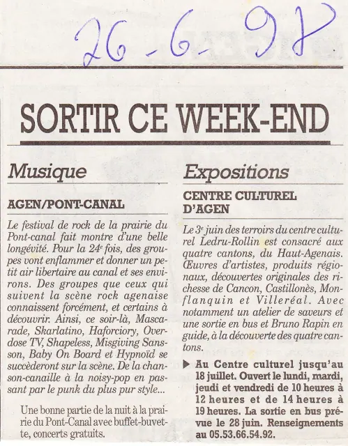 Archive presse ou affiche Skarlatino