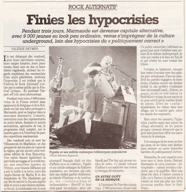 Archive presse ou affiche Skarlatino